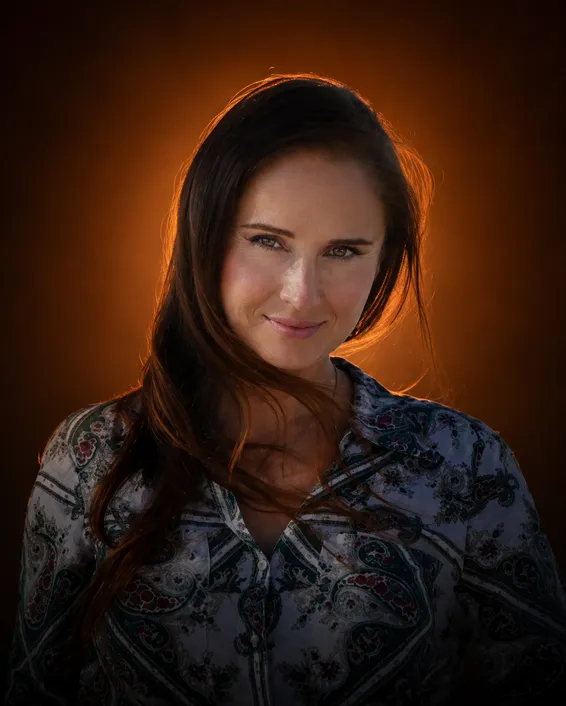 Amber Portrait — after