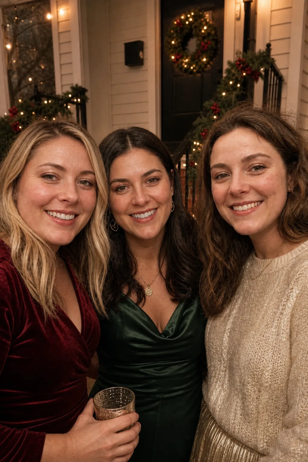 christmas evening glam makeover