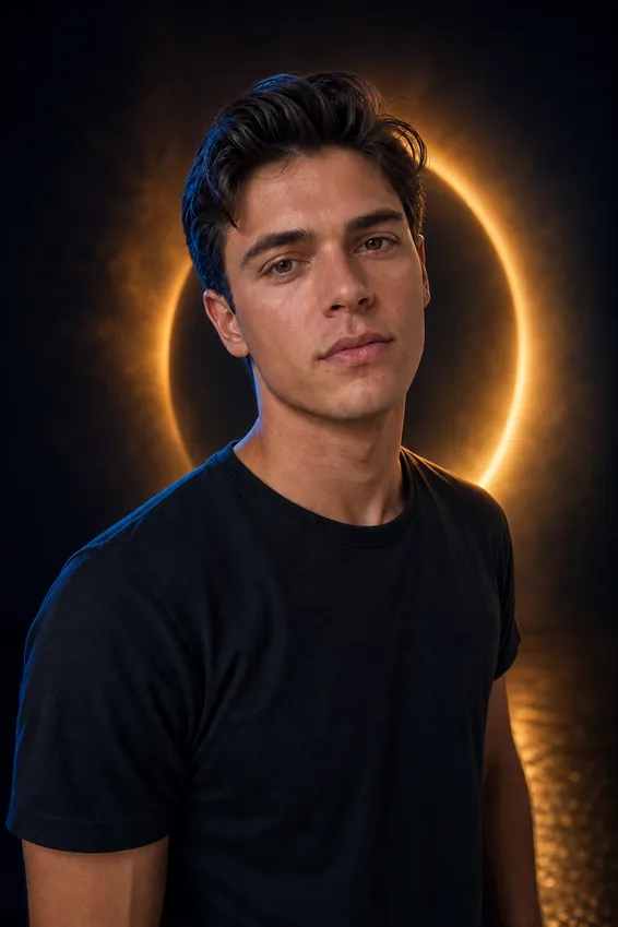 Cobalt Amber Eclipse Studio, after