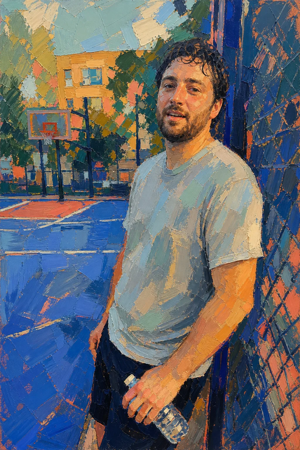 color field impasto artist style