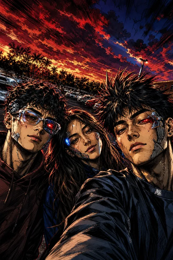 Cybernetic Battle Manga, after