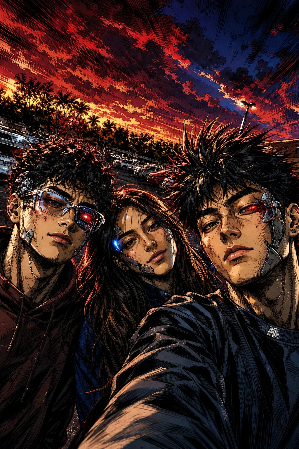 cybernetic battle manga