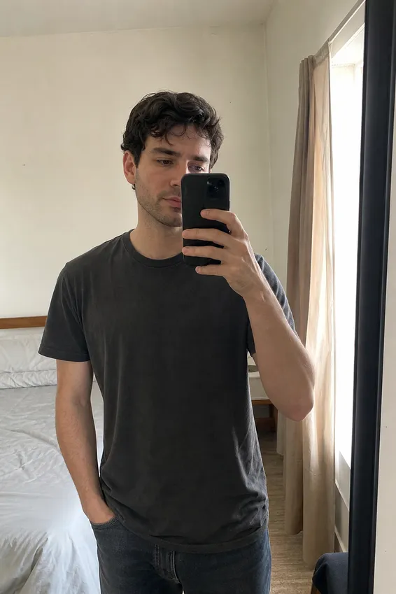 Exaggerated Super Muscular Physique, before