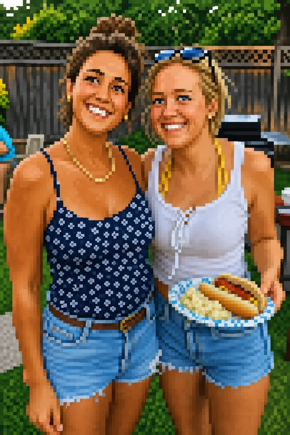 Large Pixel Color Reconstruction, after
