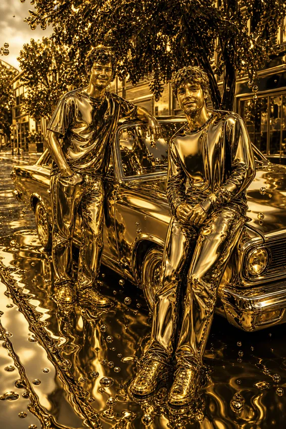 Liquid Gold Chrome, after