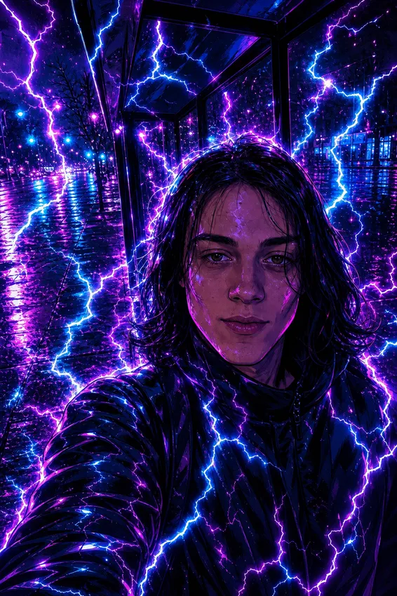 Neon Lightning Overcharge, after