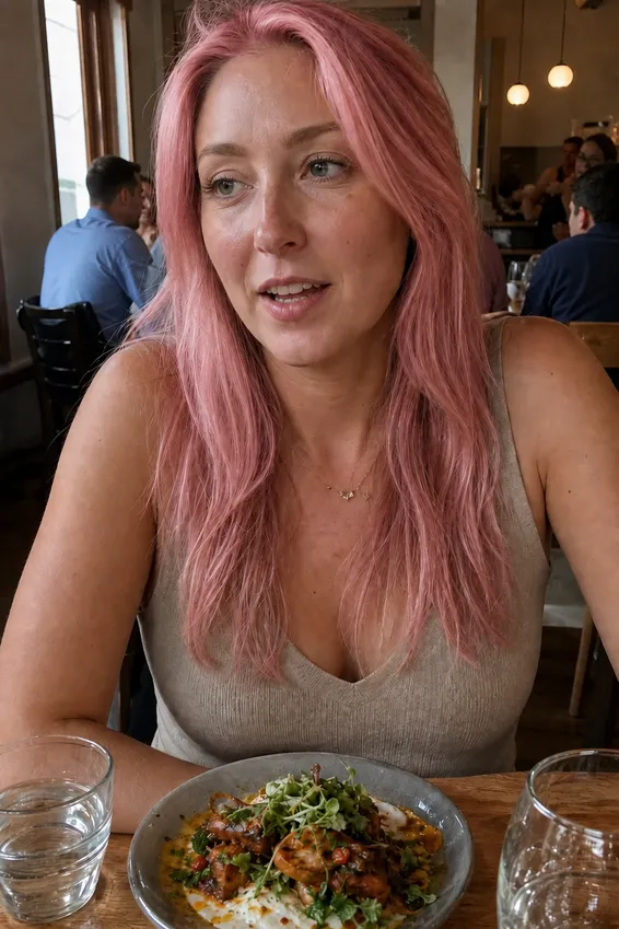 Pink Hair Recoloring, after