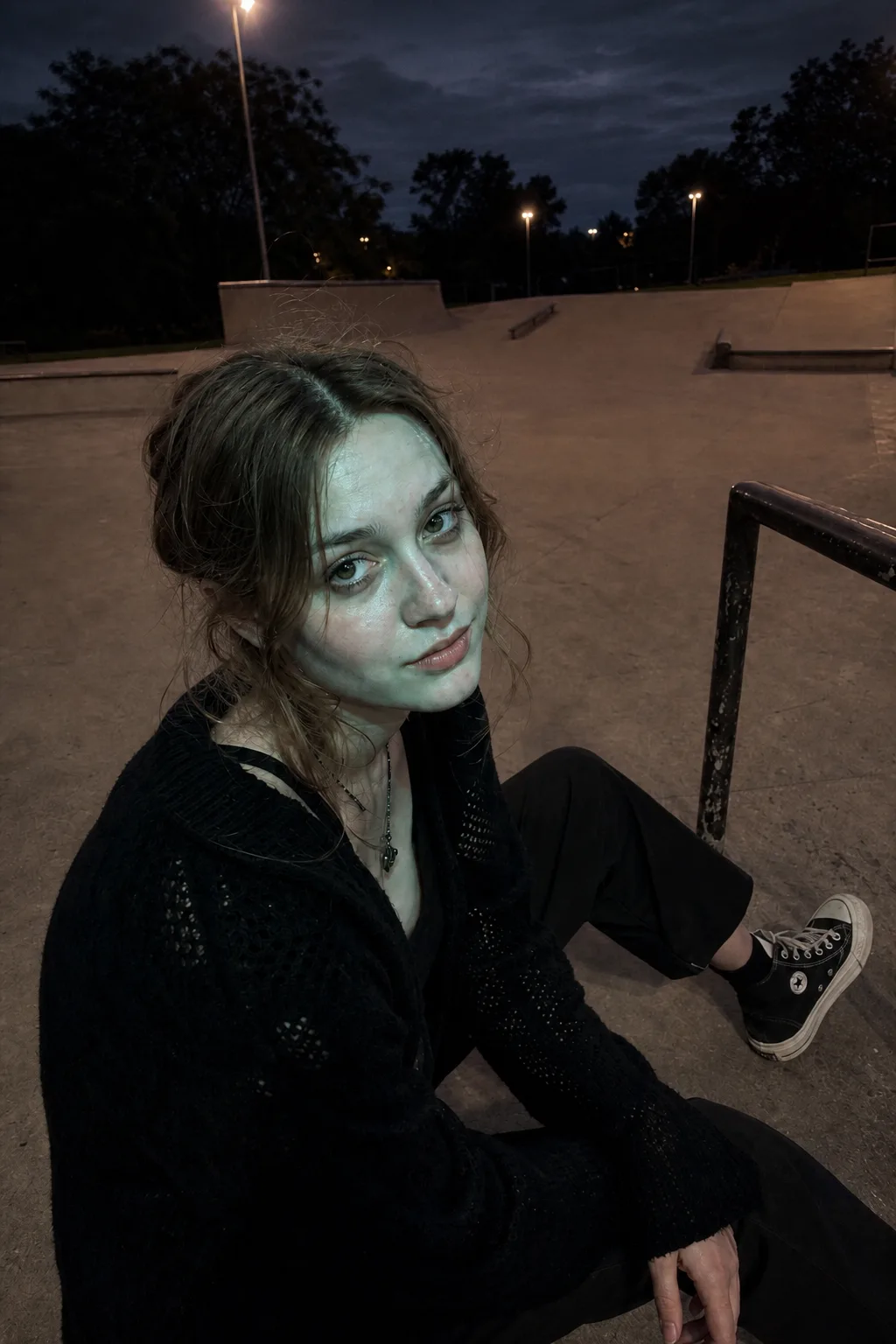 seafoam face flash glow