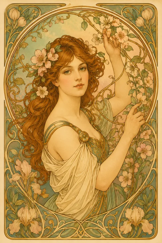 Art Nouveau Blossom