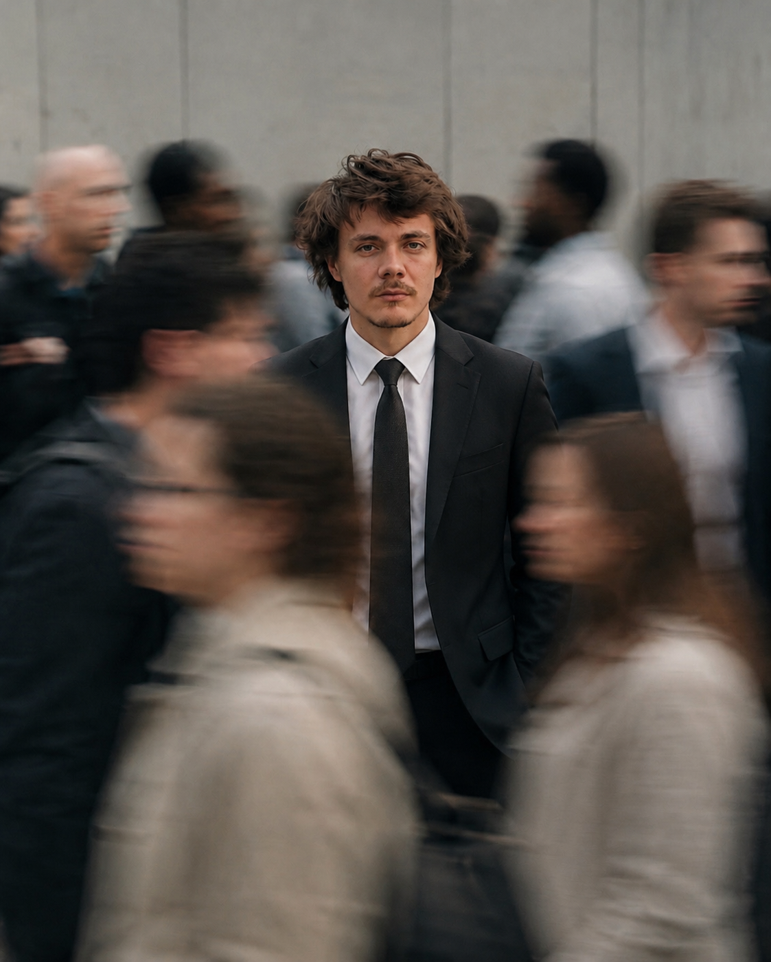Blurred Crowd