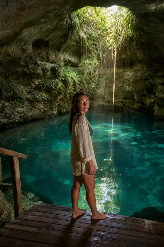 Cenote Swim Platform