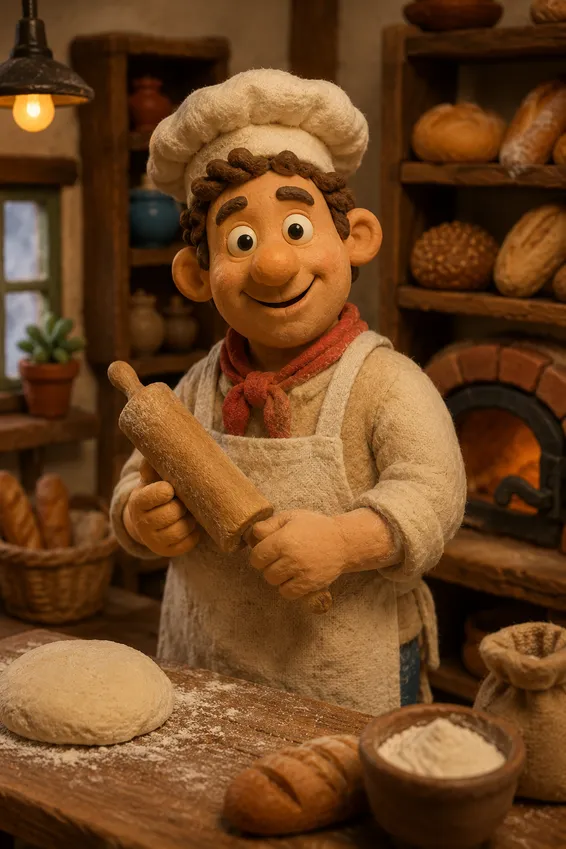 Claymation Baker