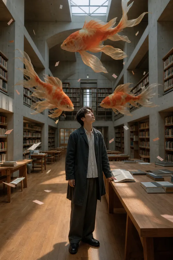 Floating Koi Library