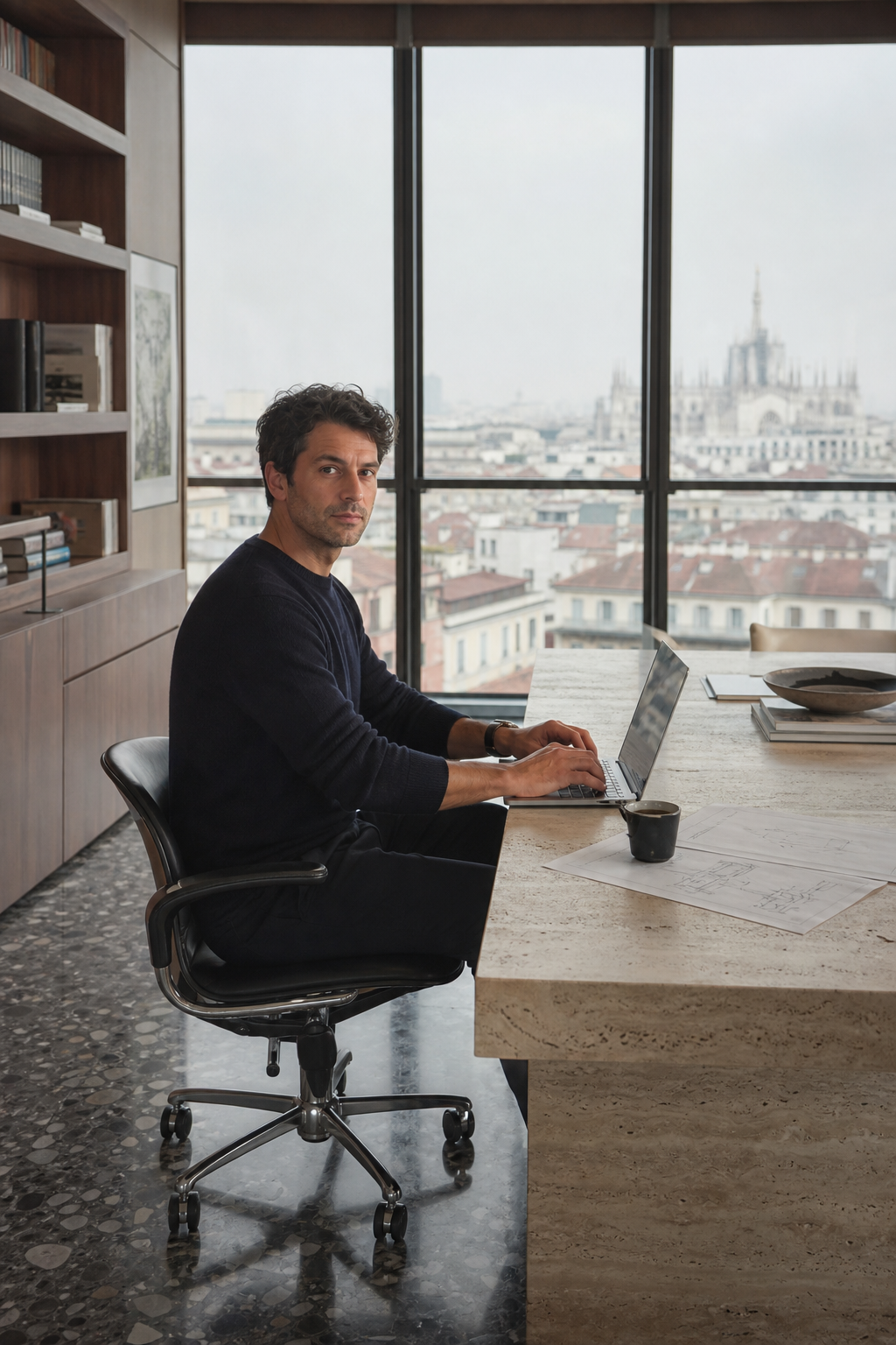 Milan Modernist Penthouse Workday