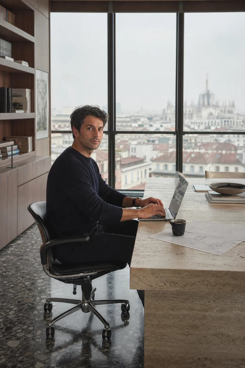 Milan Modernist Penthouse Workday