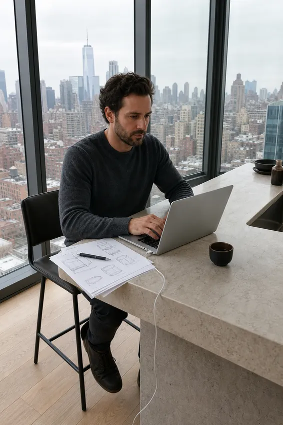 NYC Founder Penthouse Worktable