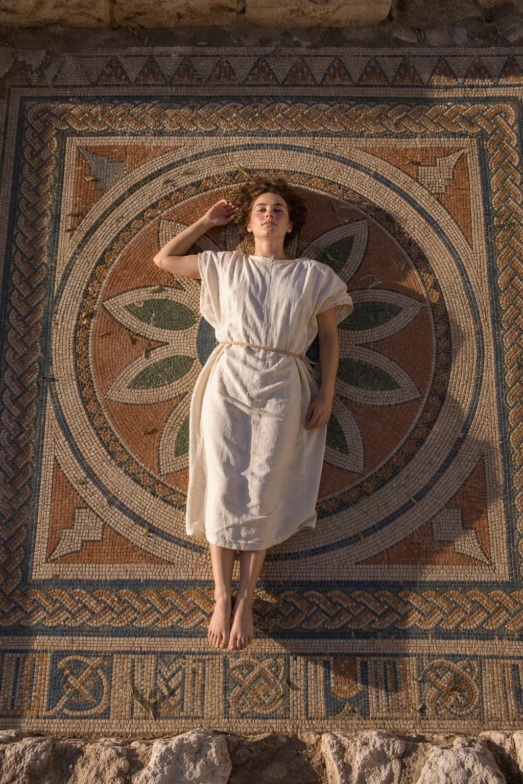 Roman Mosaic Recline