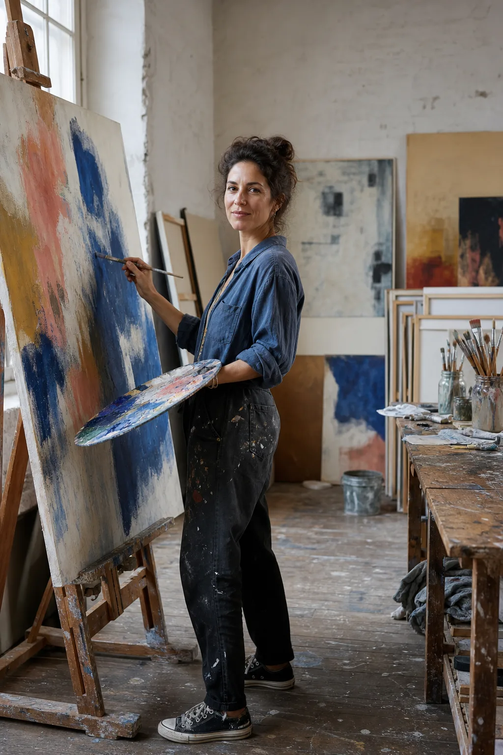 Sunlit Painter Studio