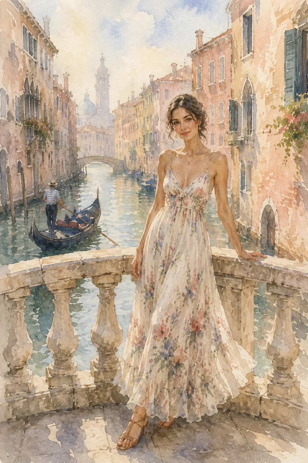 Watercolor Venice