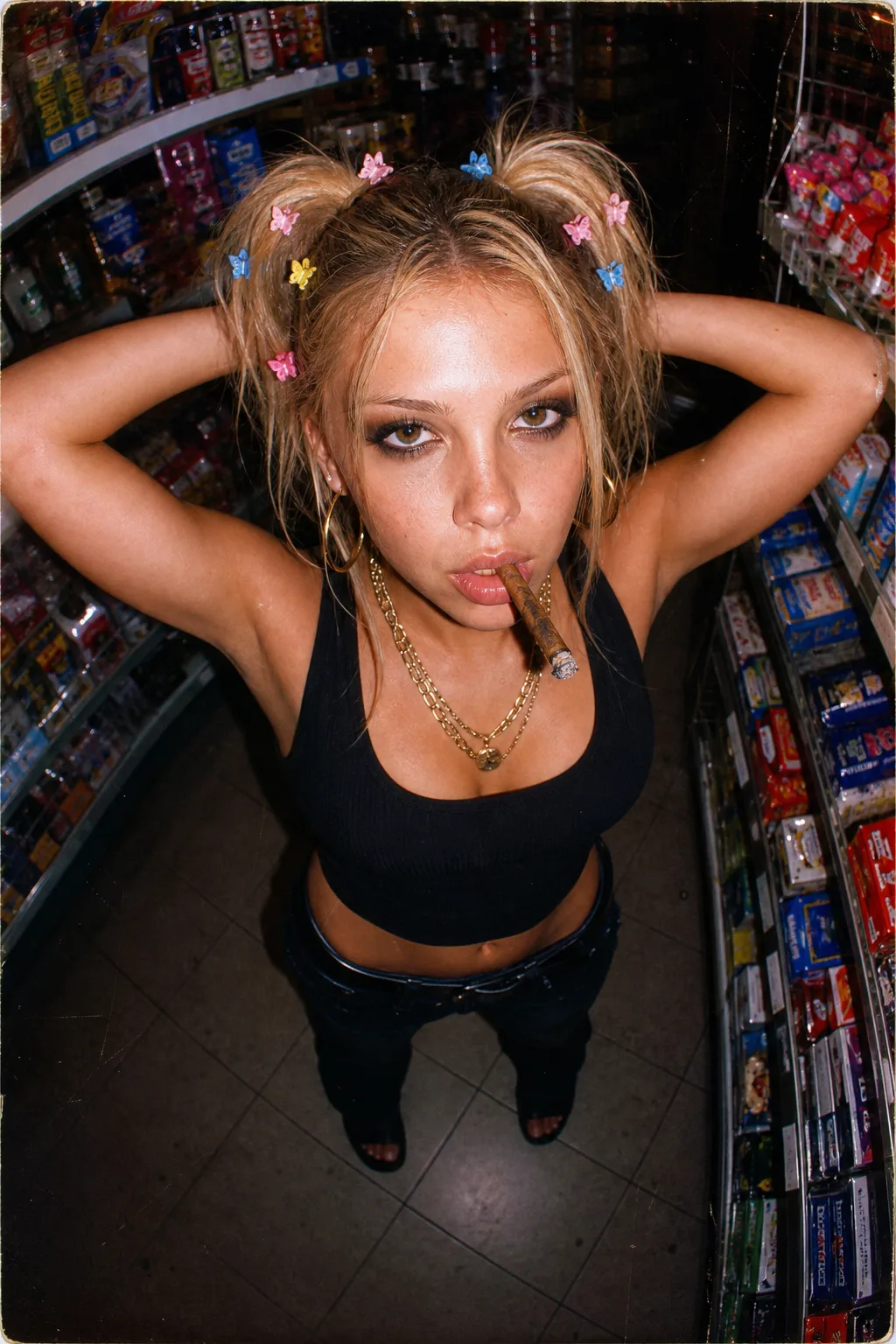 Y2k Convenience Store Fisheye